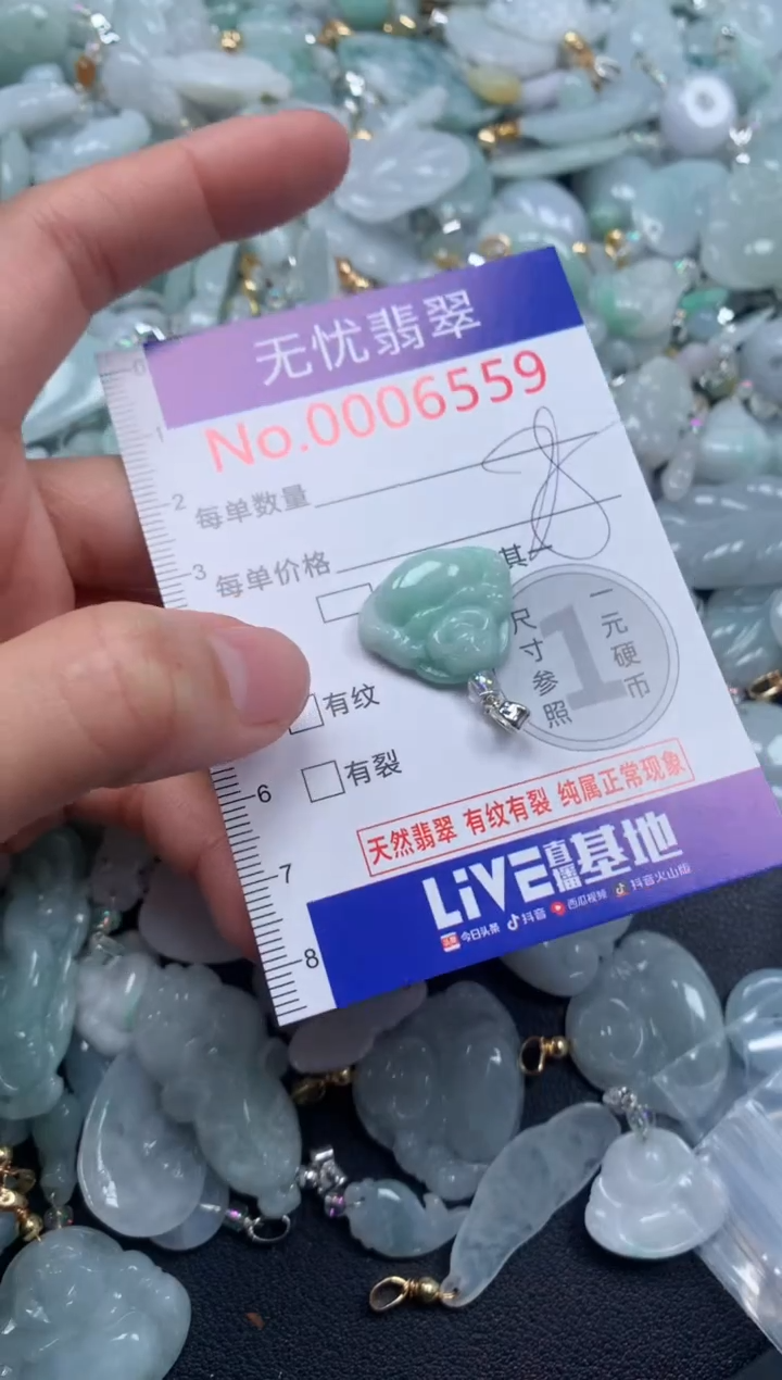 颈饰未镶嵌翡翠6559