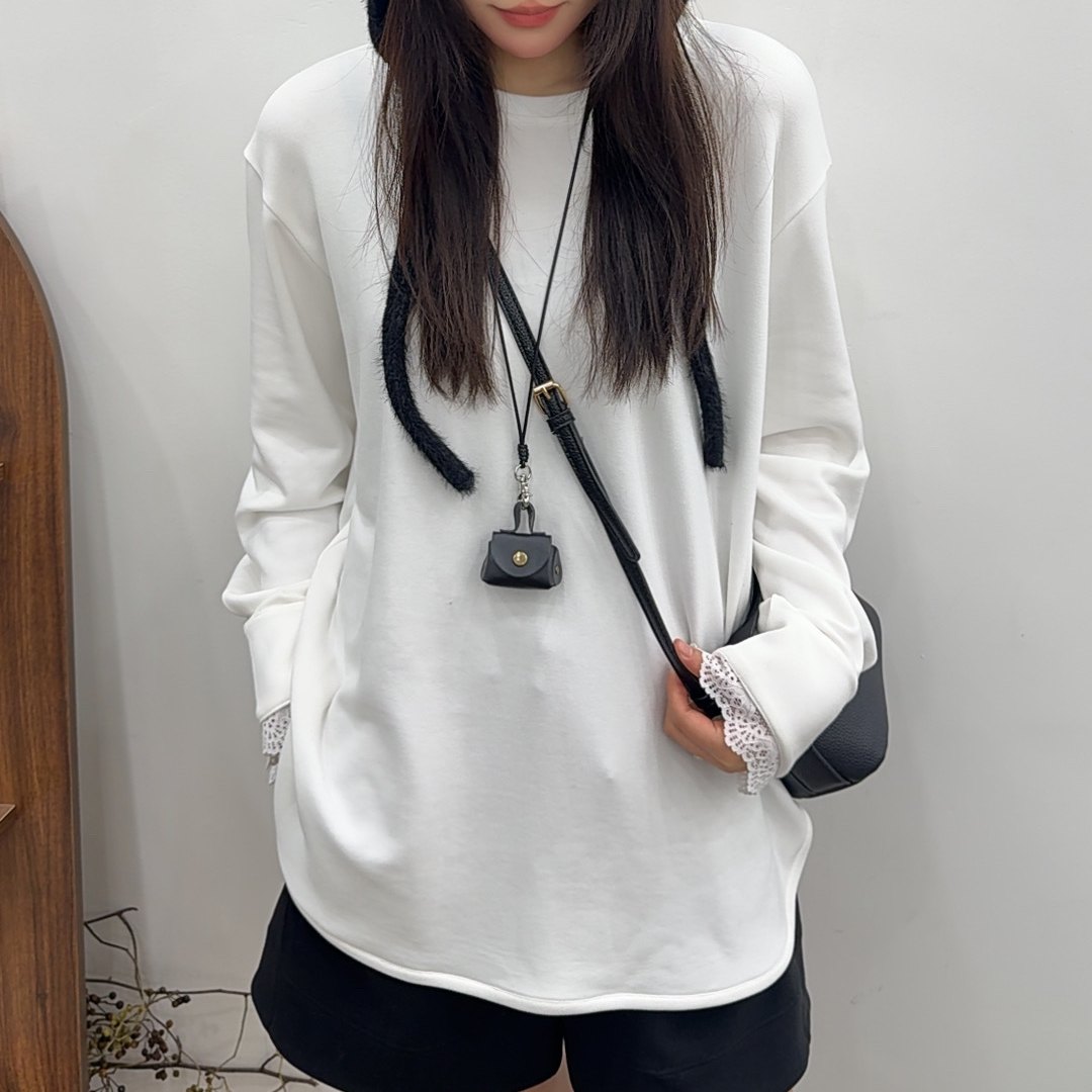 1231-02  女士时尚气质休闲百搭大版长袖打底  AGY   86151