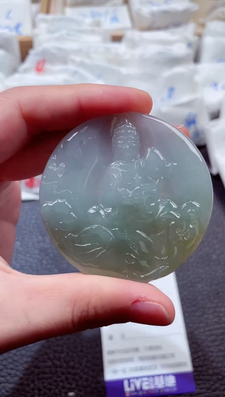 翡翠未镶嵌颈饰00001878普贤