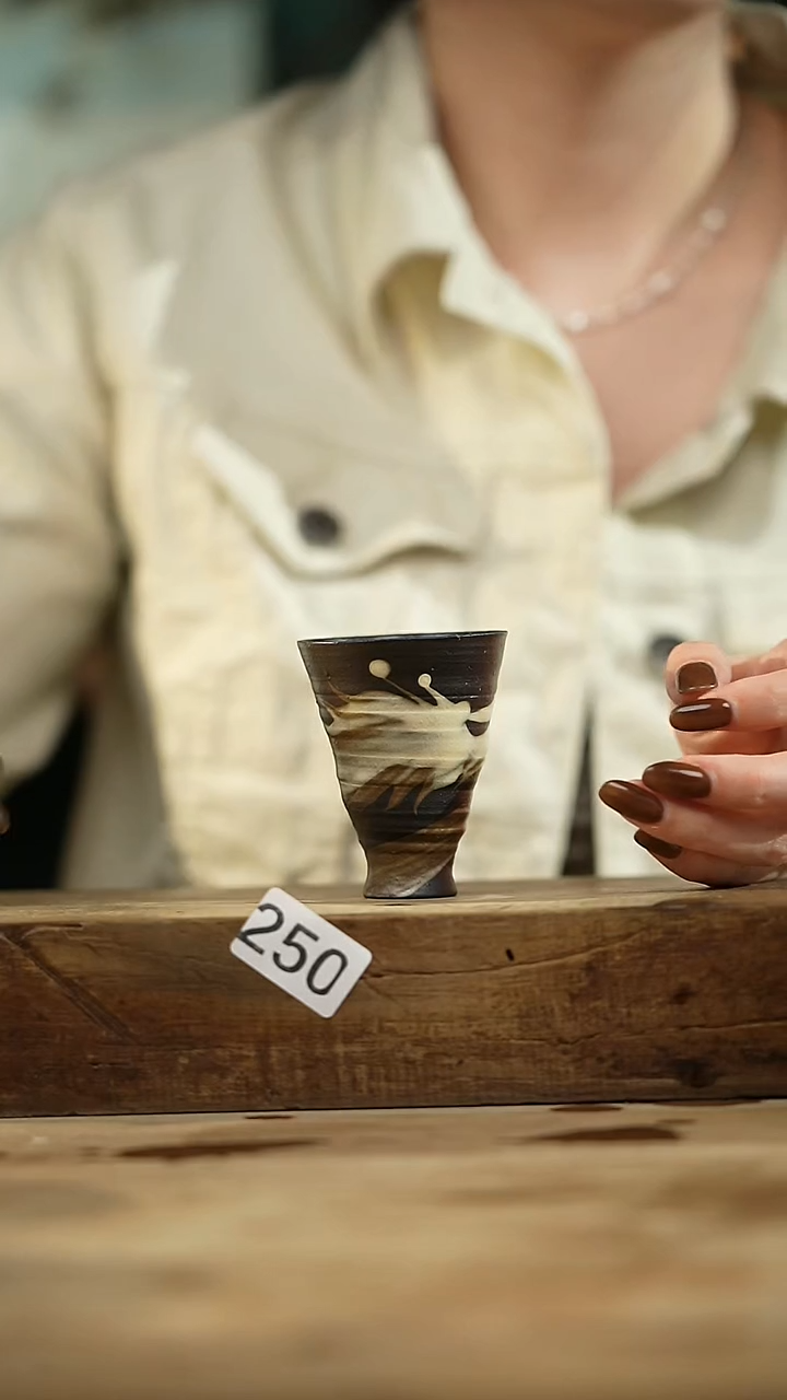 粉引·盖碗/设计师 牧渔 款