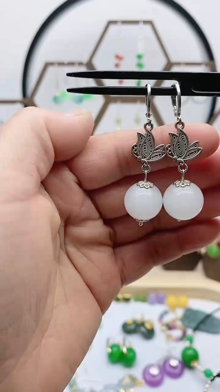 未镶嵌和田玉耳饰157