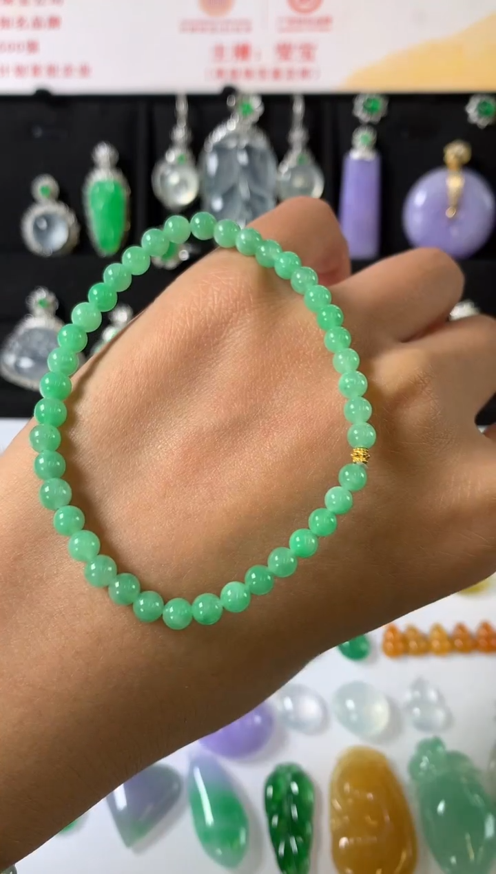 未镶嵌手链翡翠手链