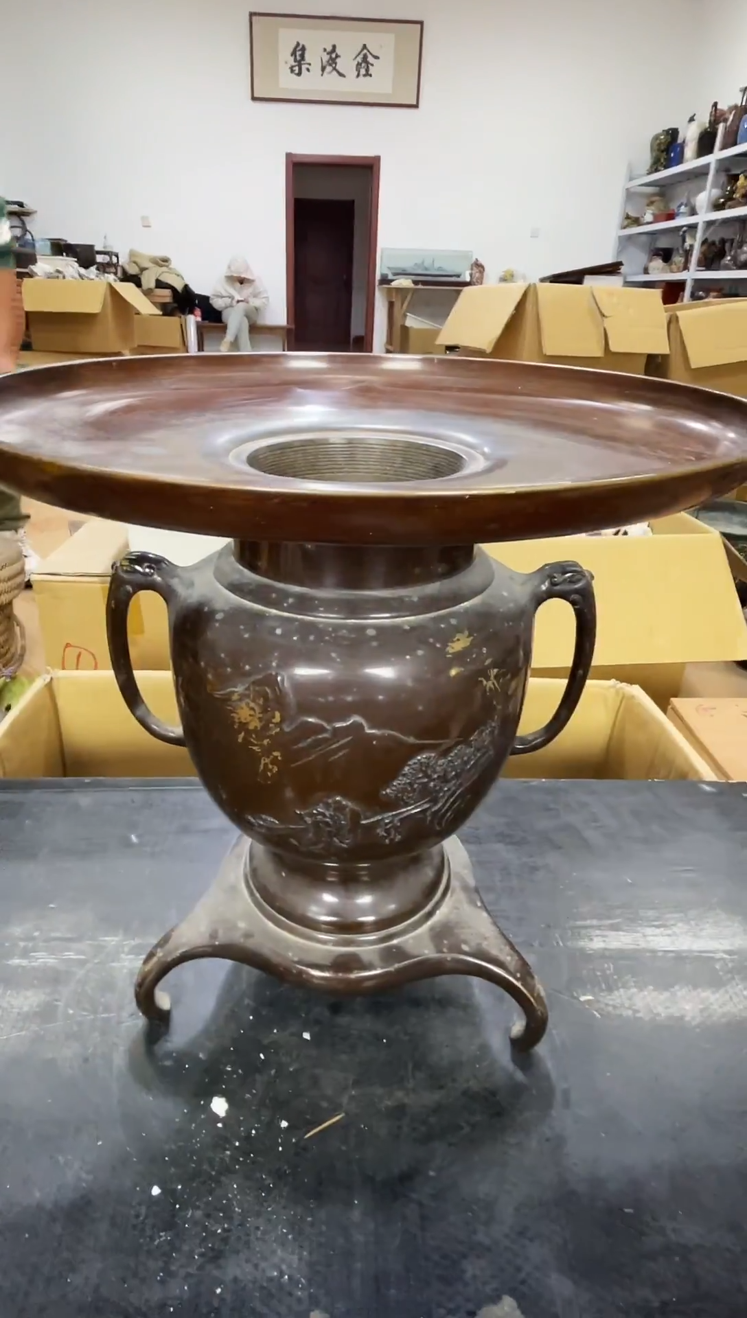 如图所示 阁集工艺品