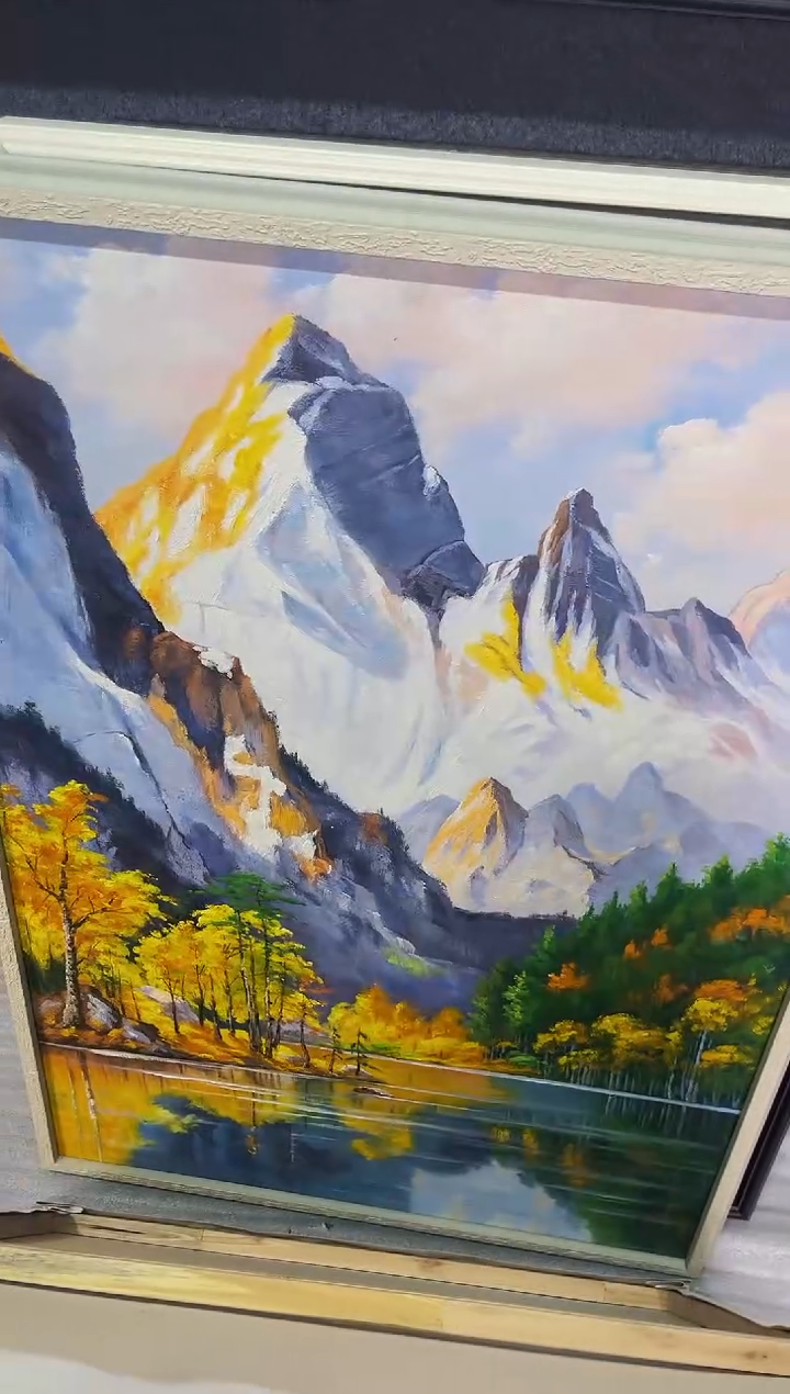 【闪购商品】油画101 70*100山水-手绘油画