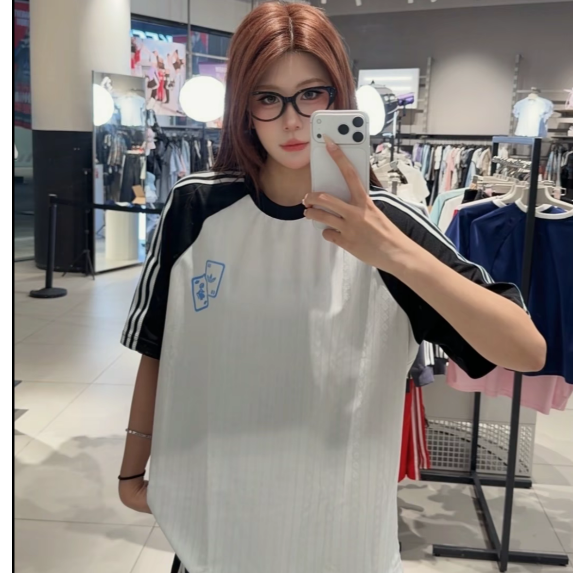 adidas/三叶草迪士尼柴郡猫联名插件撞色短袖T恤KY8307