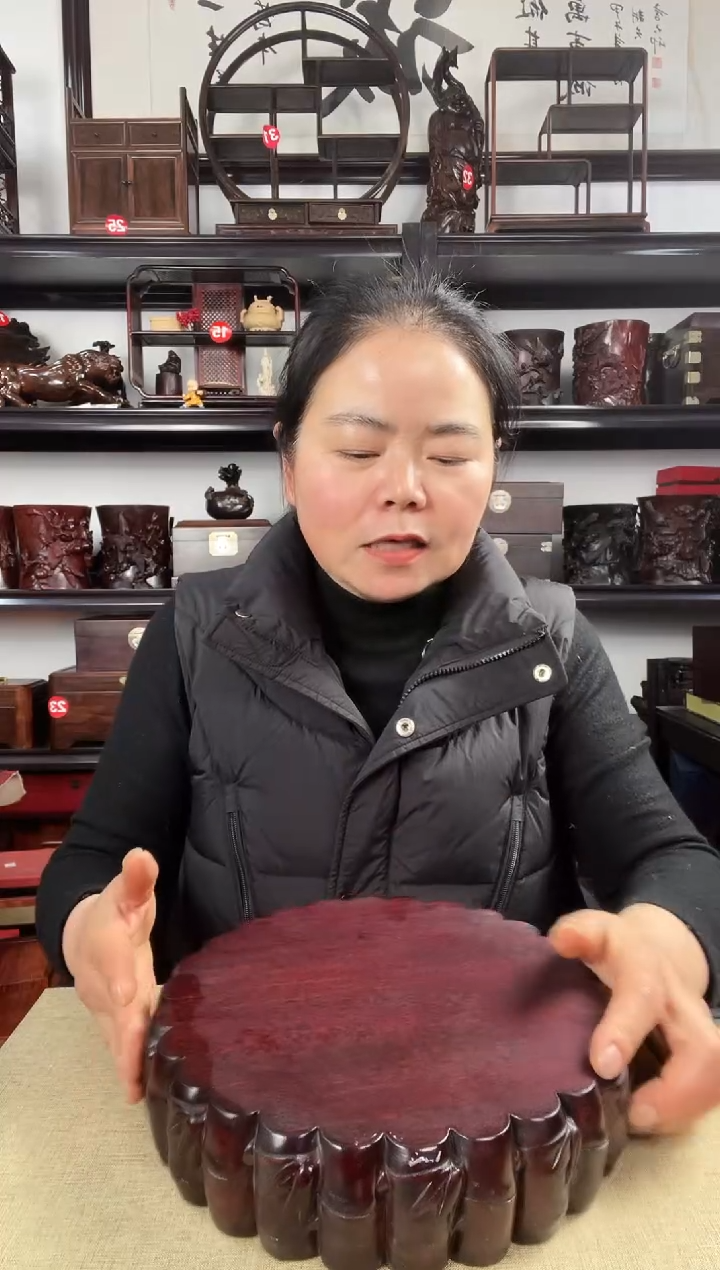 木606瑕疵老李红木工艺品