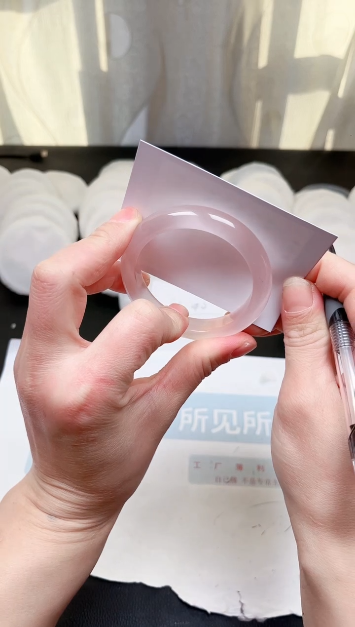 【闪购商品】石英质玉手镯未镶嵌b31-55