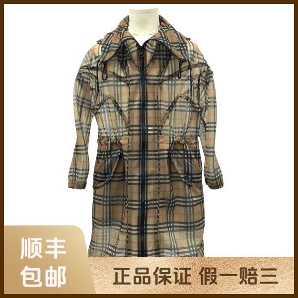 妃鱼/博柏利/聚酯纤维/外套/95新/s零九一零