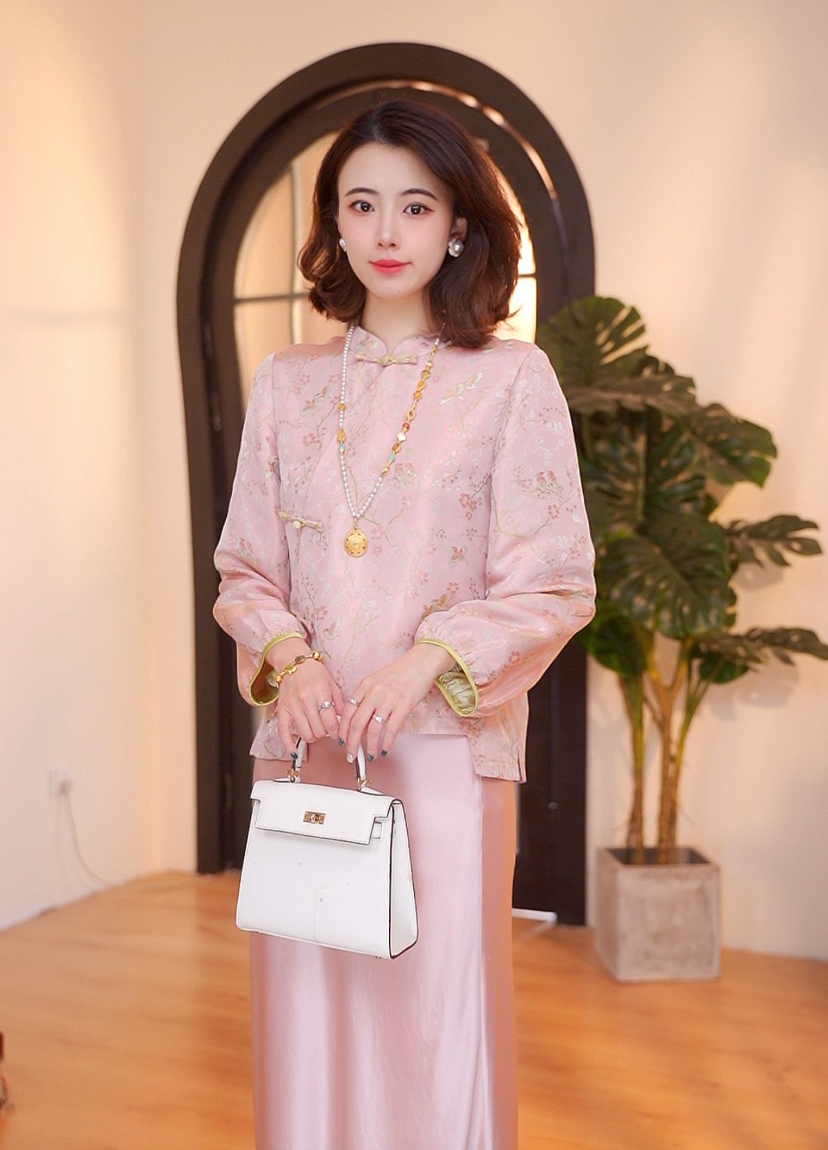 秋季新款立领时尚中国风设计感新中式上衣6280