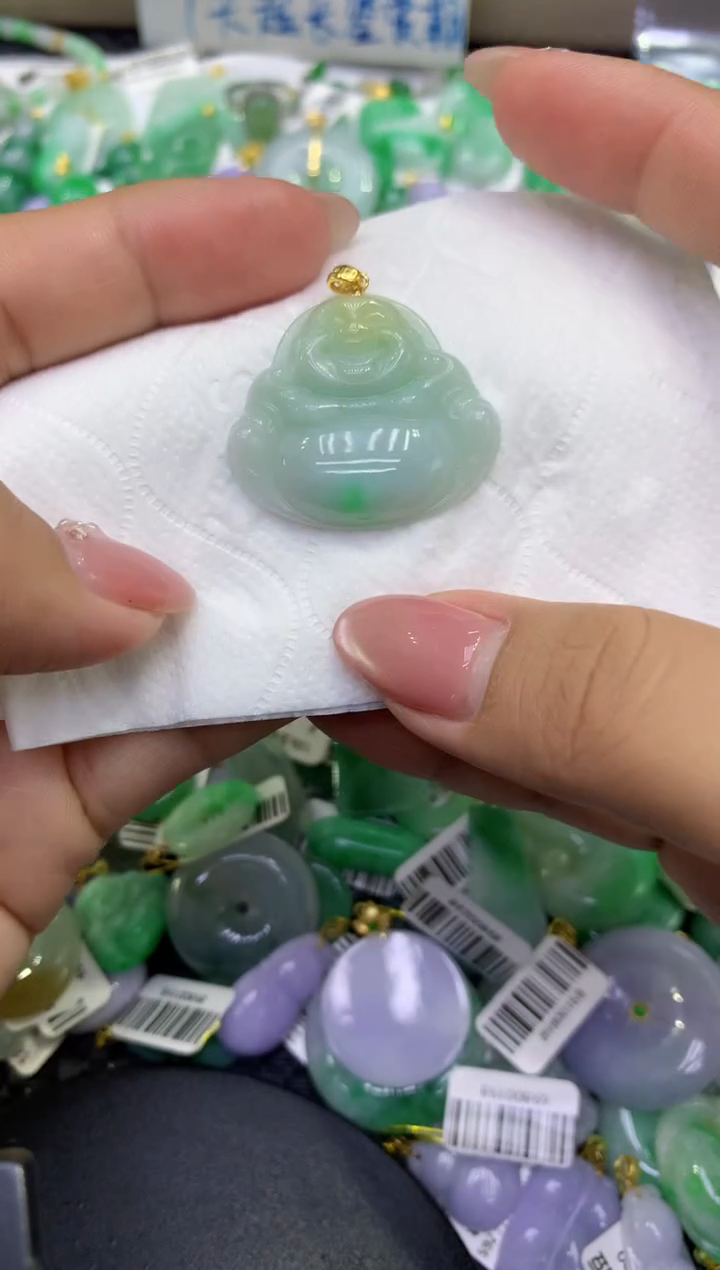 颈饰未镶嵌翡翠天然缅甸A货翡翠