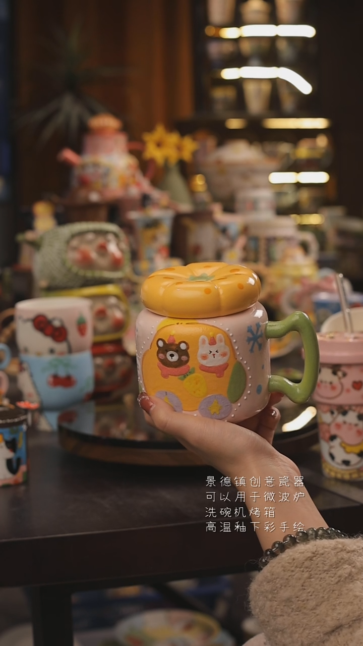 景德镇釉下彩绘设计师款式陶瓷