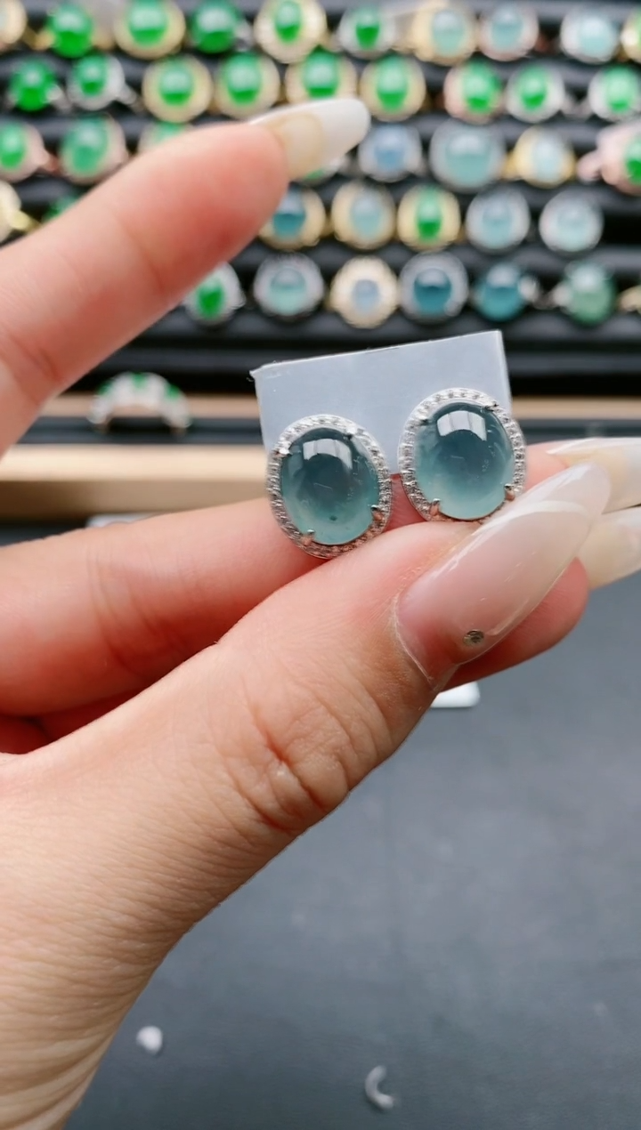 【闪购商品】翡翠戒指银S925镶嵌11111