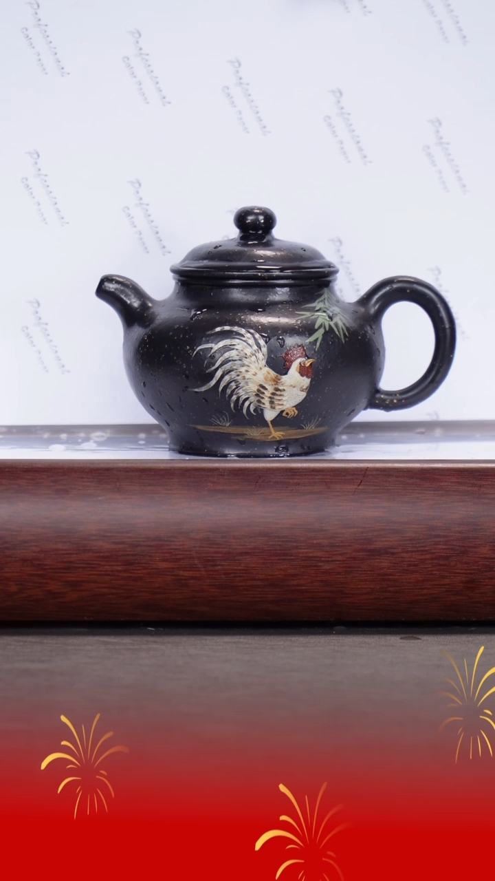 【闪购商品】紫砂茶杯刘强洪/黑降坡/掇只/240cc