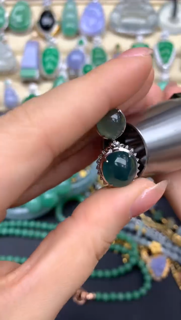 【闪购商品】翡翠颈饰18K金镶嵌241-中国好珍宝