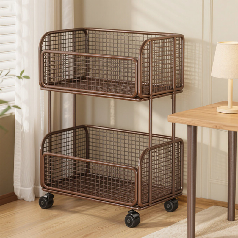 书本收纳架带轮可移动书籍储物小推车大容量落地书架图书整理架子