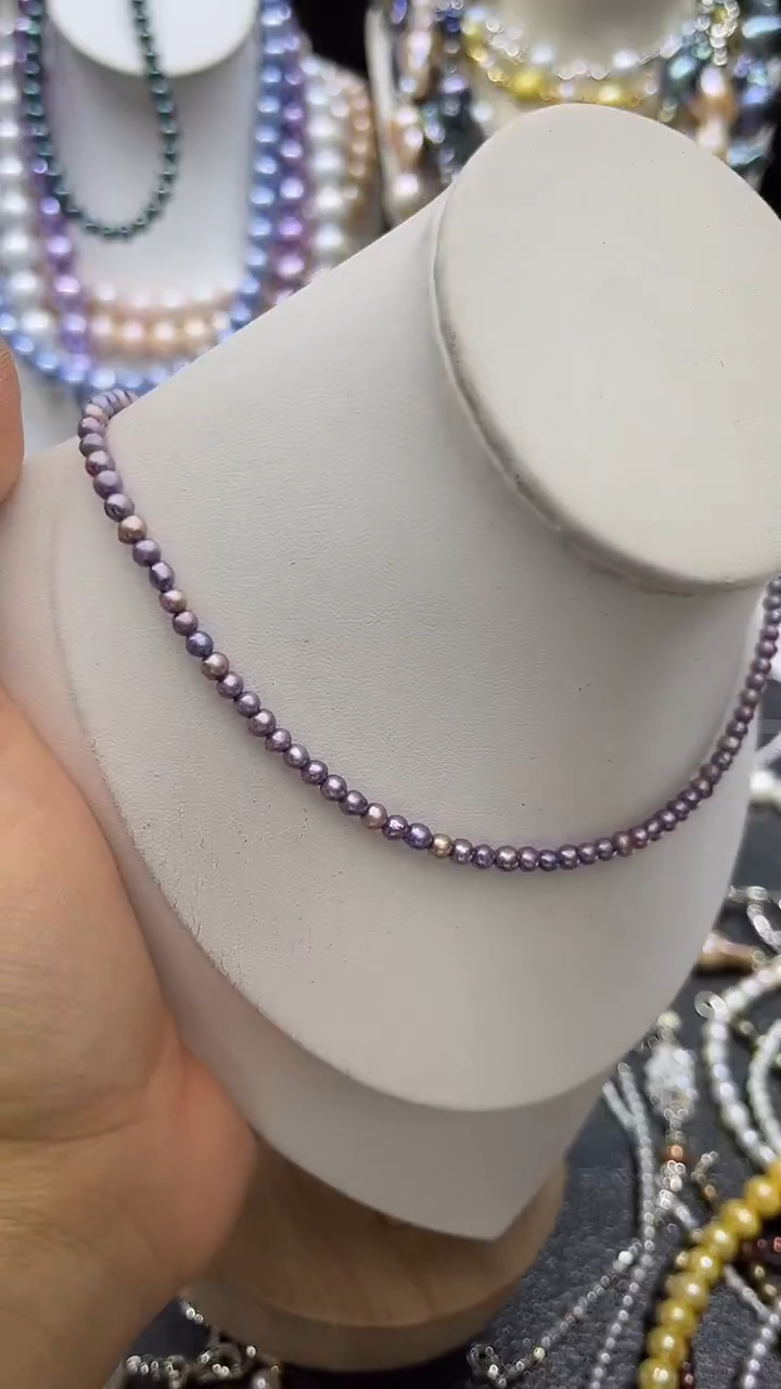 颈饰未镶嵌淡水珍珠多人