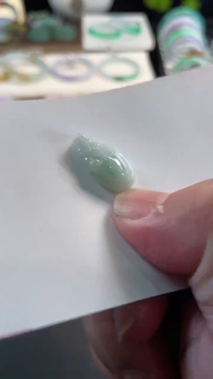 未镶嵌手镯翡翠78 有纹裂