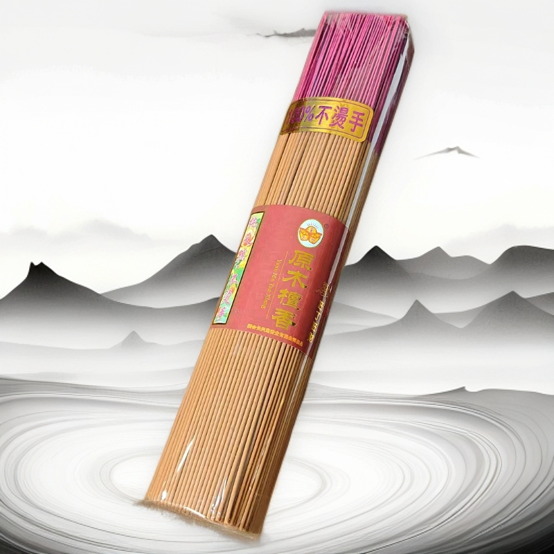 天然原木檀香家用不烫手竹签香线香