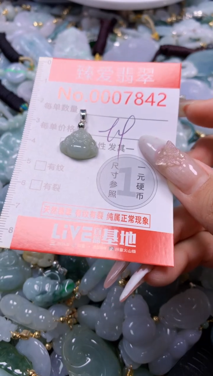 颈饰未镶嵌翡翠7842