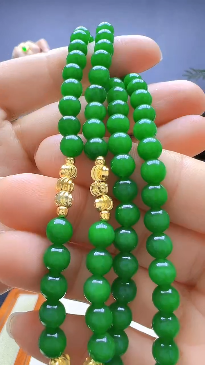 【闪购商品】翡翠颈饰14K金镶嵌颈饰