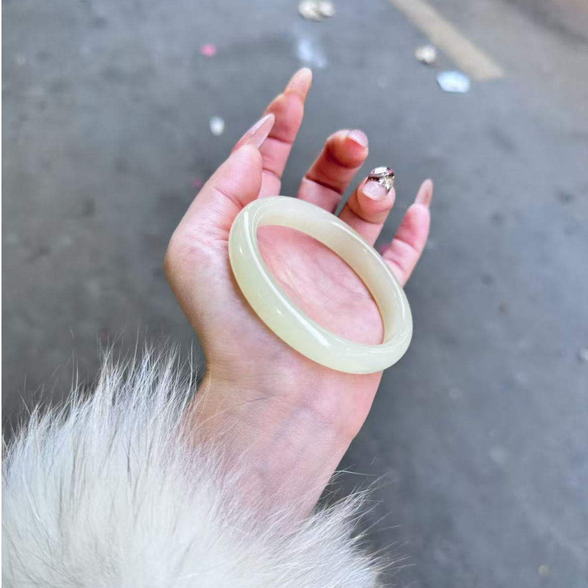 蜂蜜水新疆和田好玉手镯