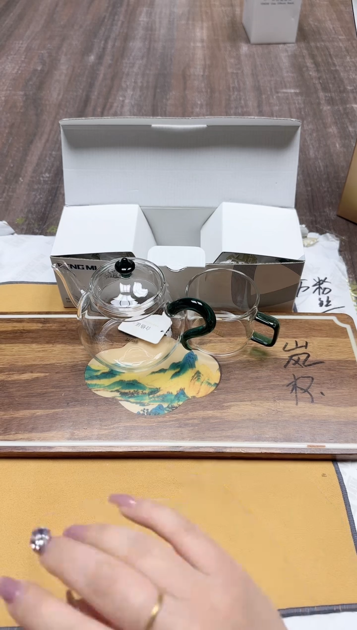 【闪购商品】其他风谜墨绿色百纳壶+臻悦杯墨绿色