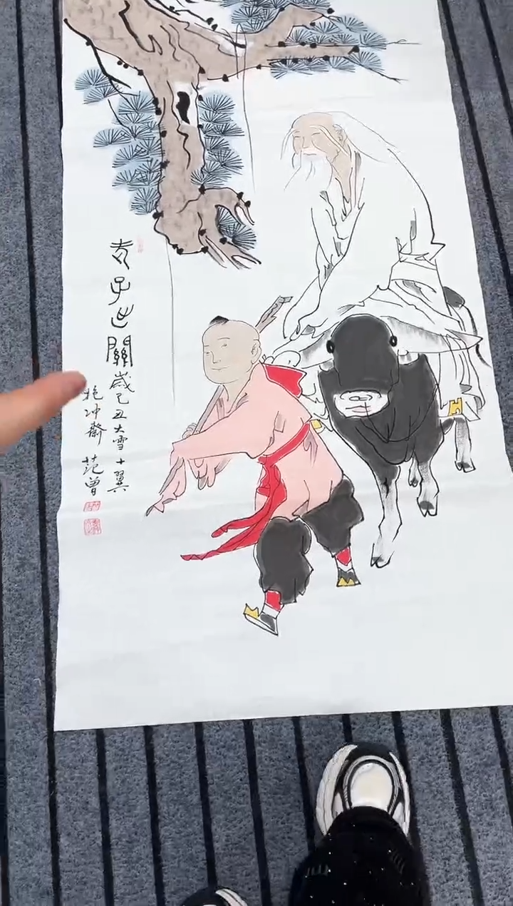 精品国画人物作品