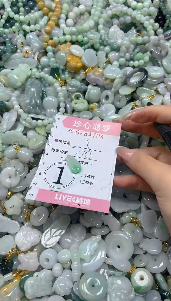 翡翠未镶嵌颈饰闪购0284704