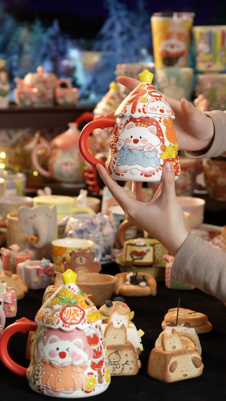 其他陶景德镇釉下彩手绘设计师款陶瓷