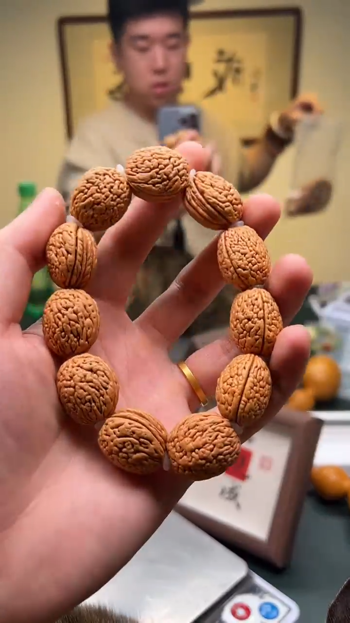 【闪购商品】桃核手串20mm左右 芭蕉扇钱袋子桃核单圈