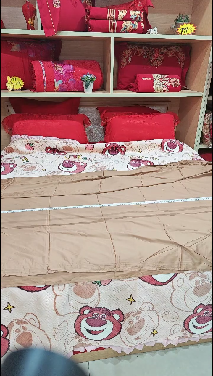银鼠毛竹纤维床单2.45*2.7