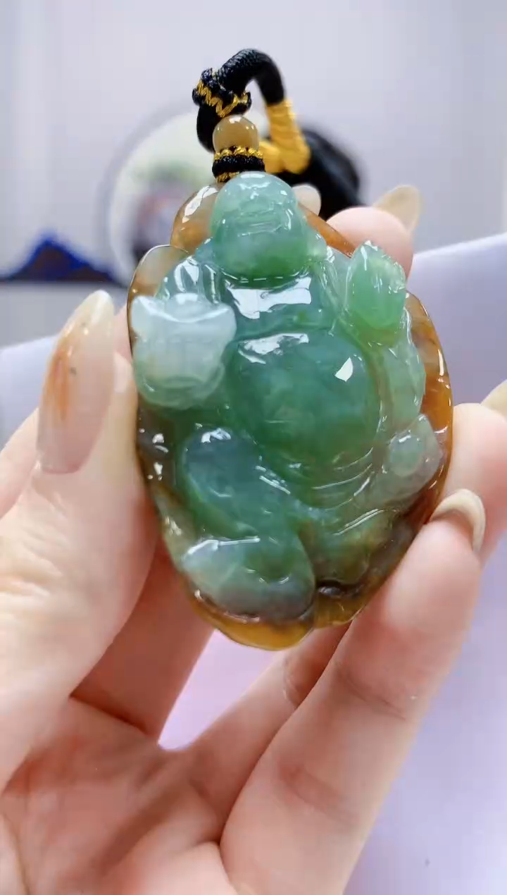 未镶嵌定制翡翠5060jw-毛货挂件103