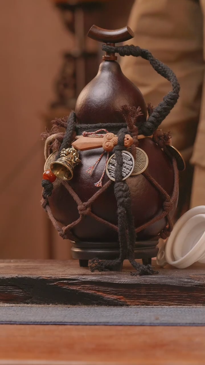 【闪购商品】470号精品大漆葫芦防腐防渗装饮料水茶酒