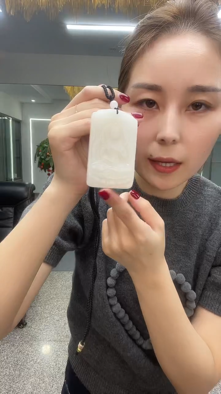 上代兽双面红皮山水观音多样性发货任意一件