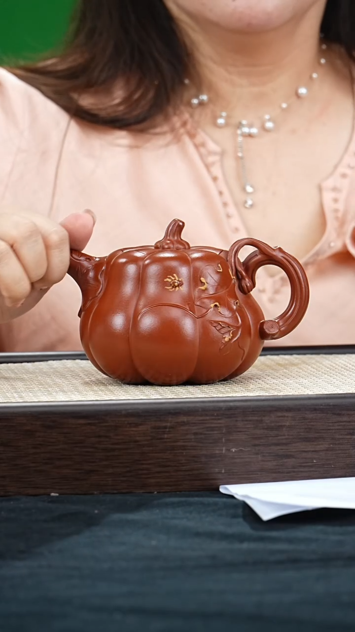 茶壶紫砂YF南瓜 清水360cc