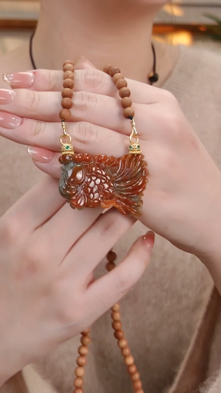 颈饰未镶嵌翡翠国风