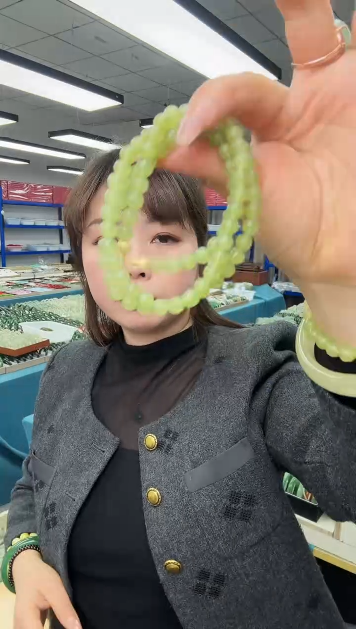 颈饰未镶嵌和田玉黄口6mm