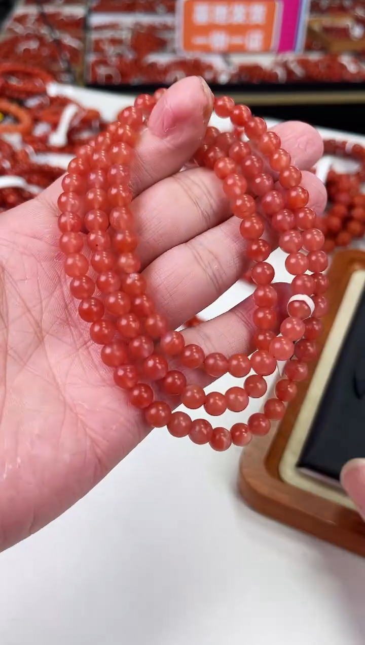 【闪购商品】南红玛瑙保山多圈6+未镶嵌一个/条