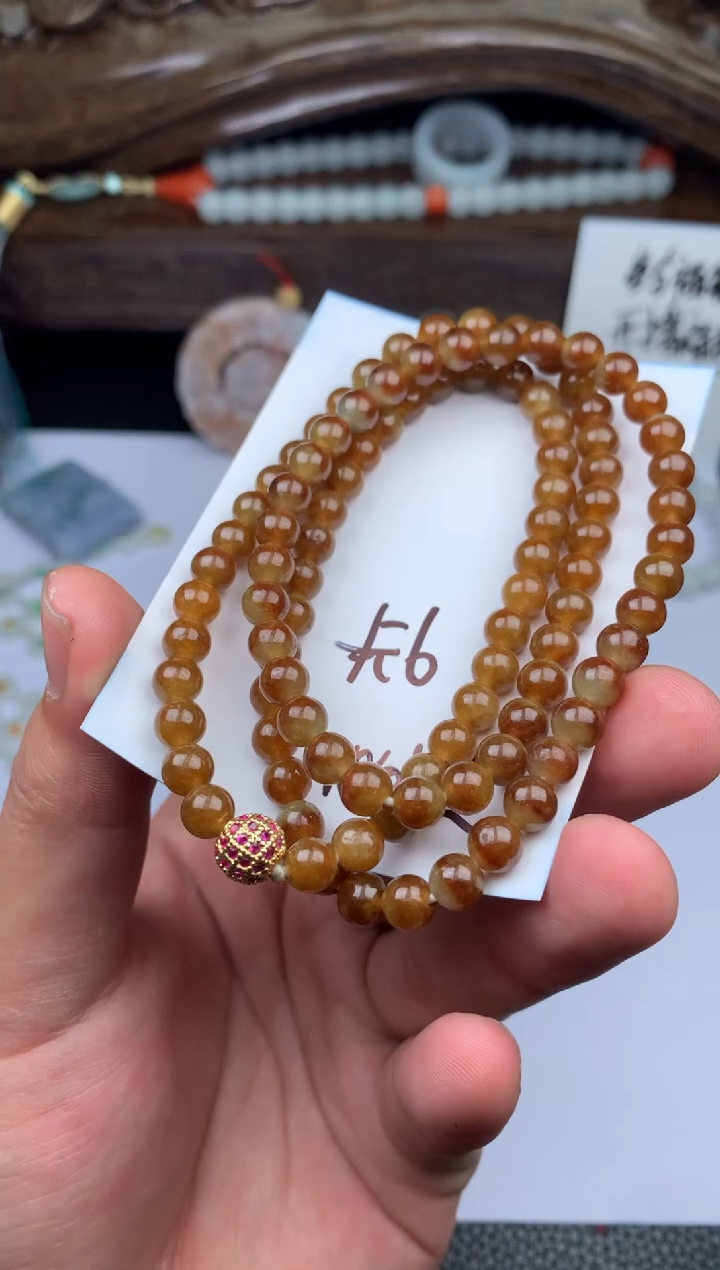 【闪购商品】定制翡翠未镶嵌珠链