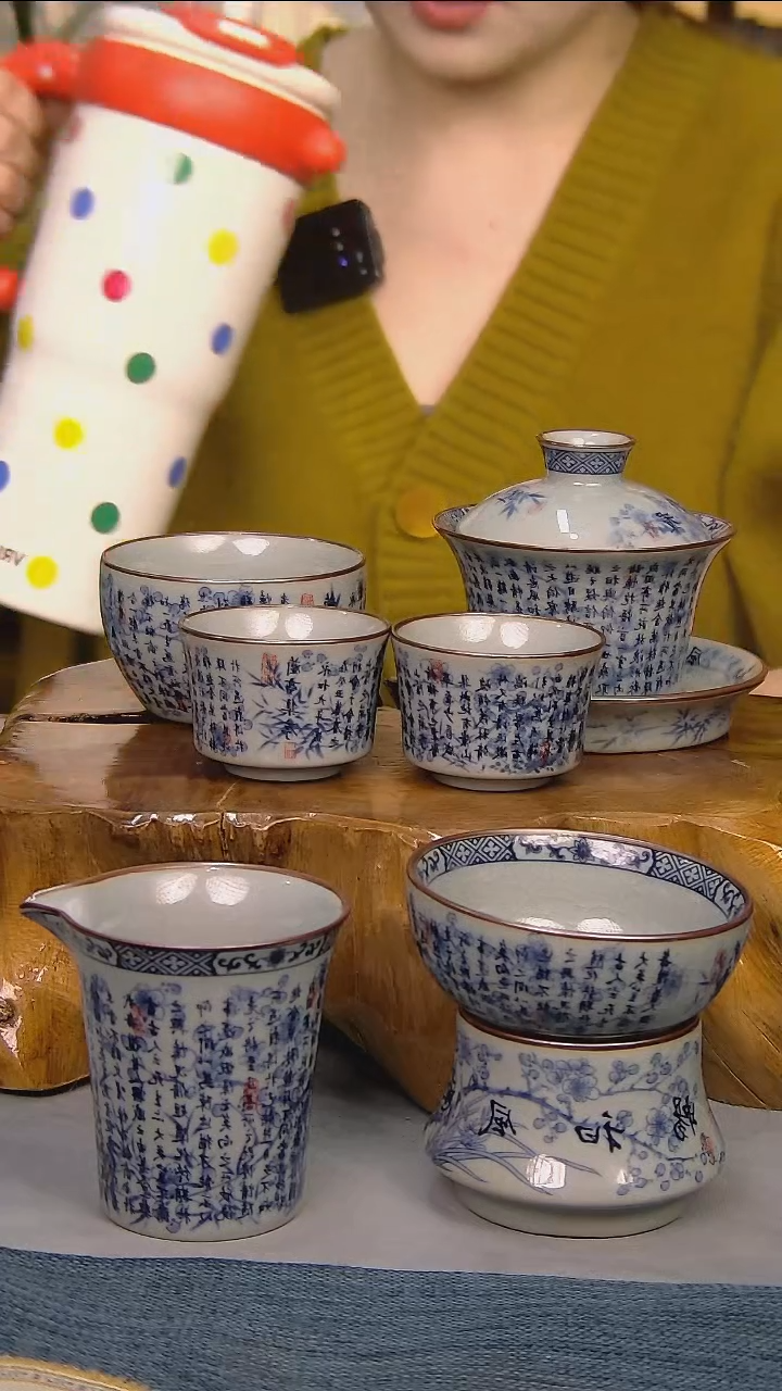 简装家用款6件套 陶瓷家用茶具系列