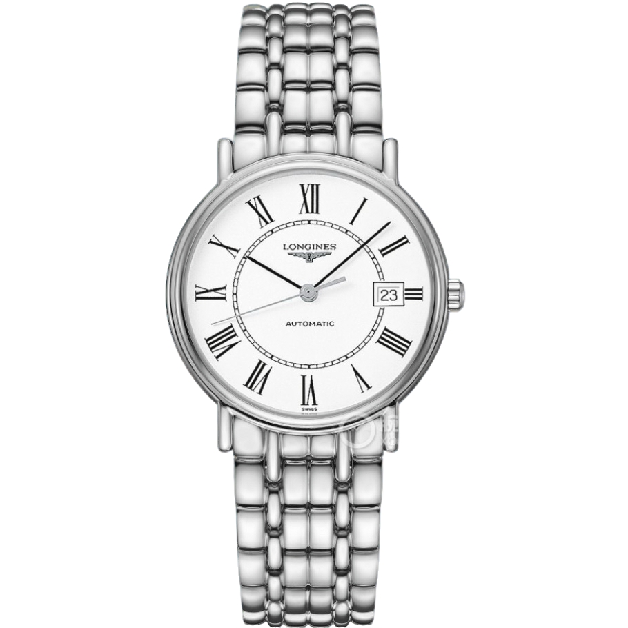 99新 Longines/浪琴 瑰丽女士自动机械腕表 34.5盘 L4.821.4.11.6