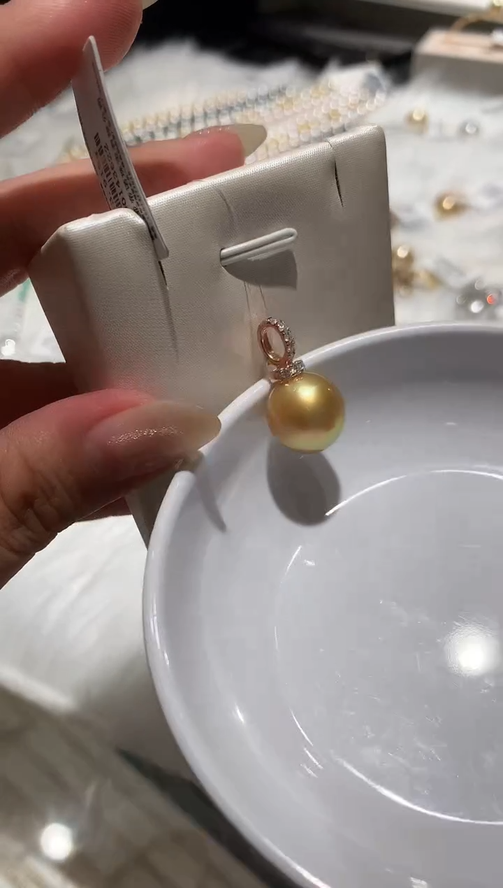 18K金镶嵌吊坠（不含链）海水珍珠A217|3980|多样性发其一