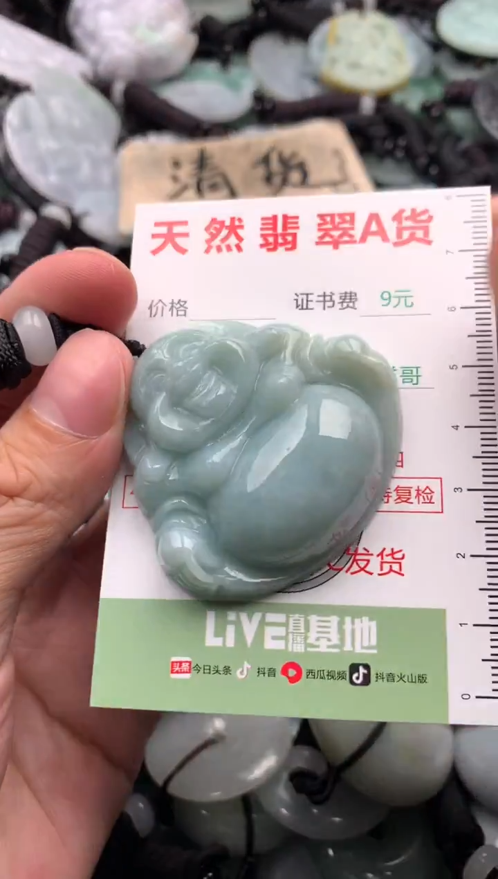 翡翠未镶嵌吊坠(不含链)1