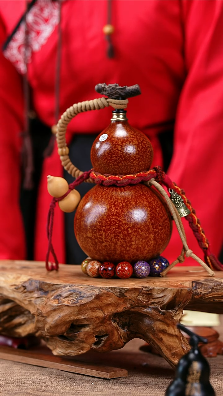 【闪购商品】289—光岳葫天然大漆酒葫芦不含漆珠