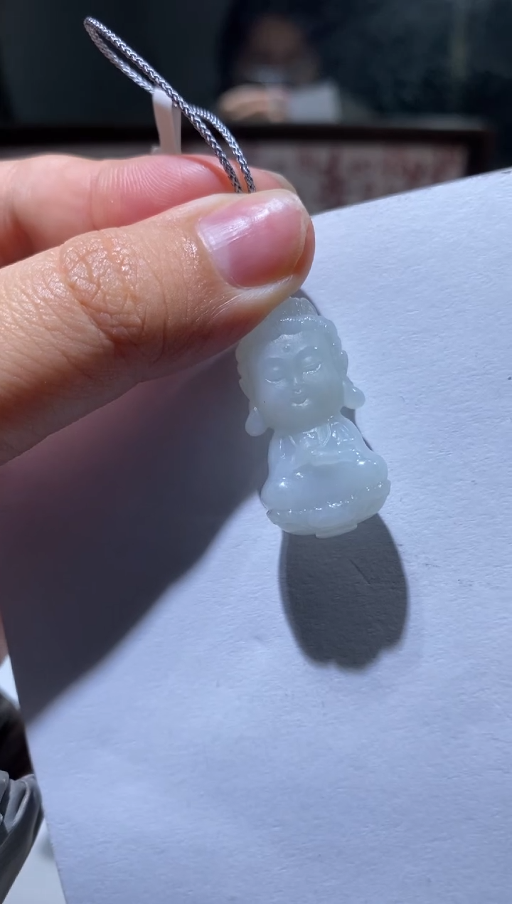 【闪购商品】翡翠颈饰未镶嵌福利款大日宝宝佛