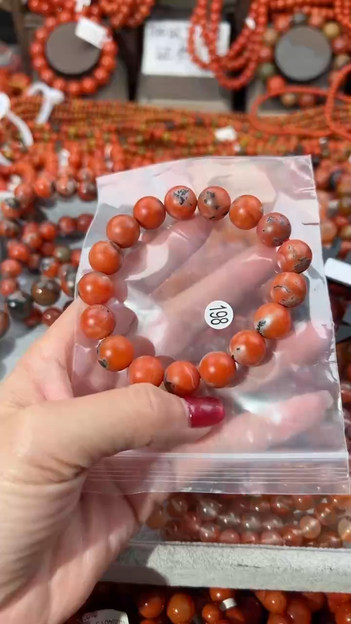 【闪购商品】南红玛瑙手串未镶嵌12+