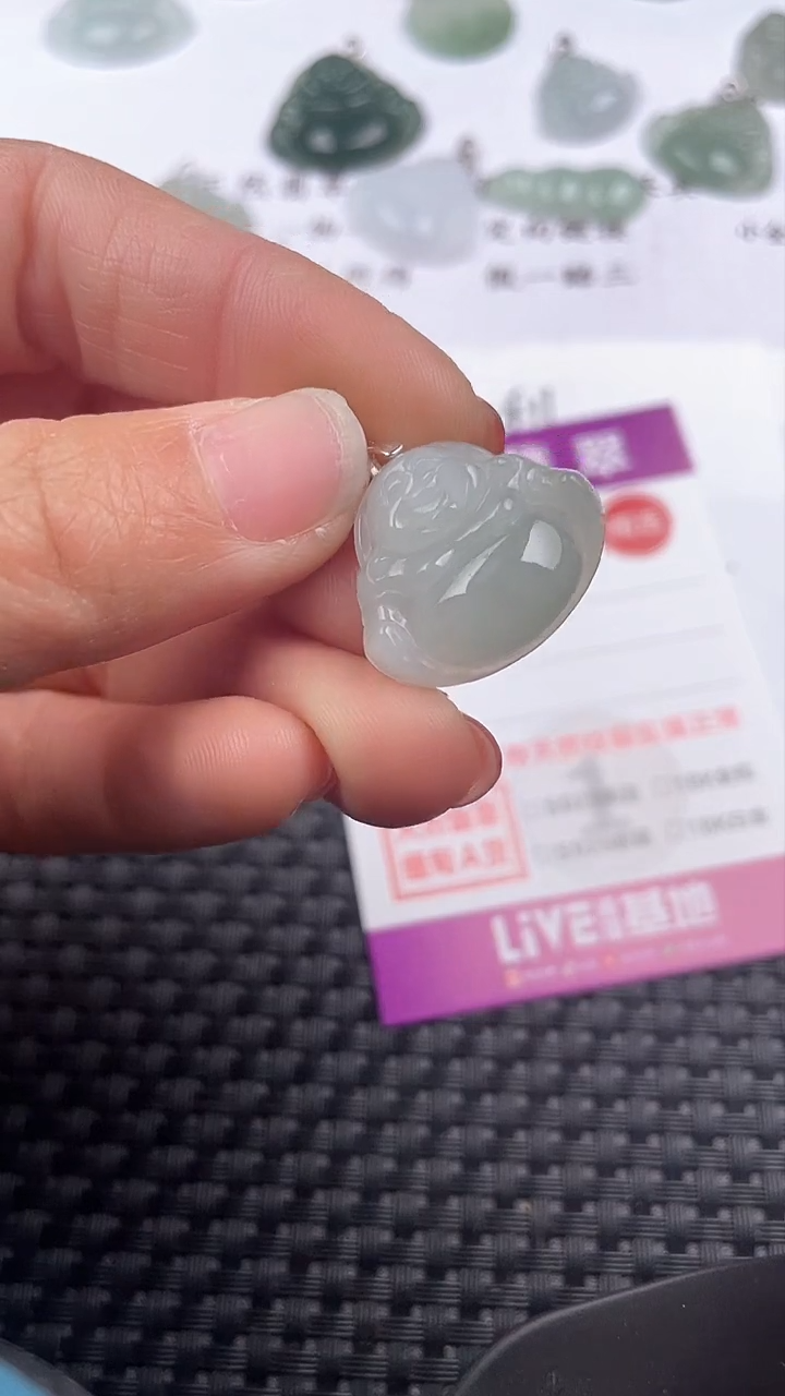 【闪购商品】翡翠颈饰银S925镶嵌吊坠