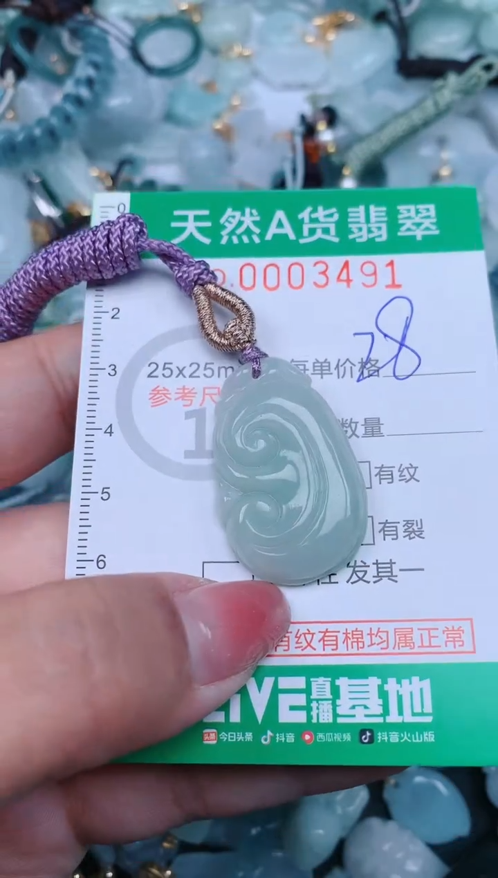 【闪购商品】翡翠颈饰未镶嵌.0003491