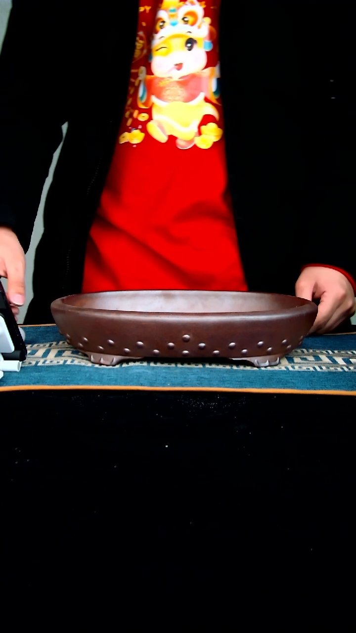 【闪购商品】紫砂花盆28*21*4.5内径紫砂花盆