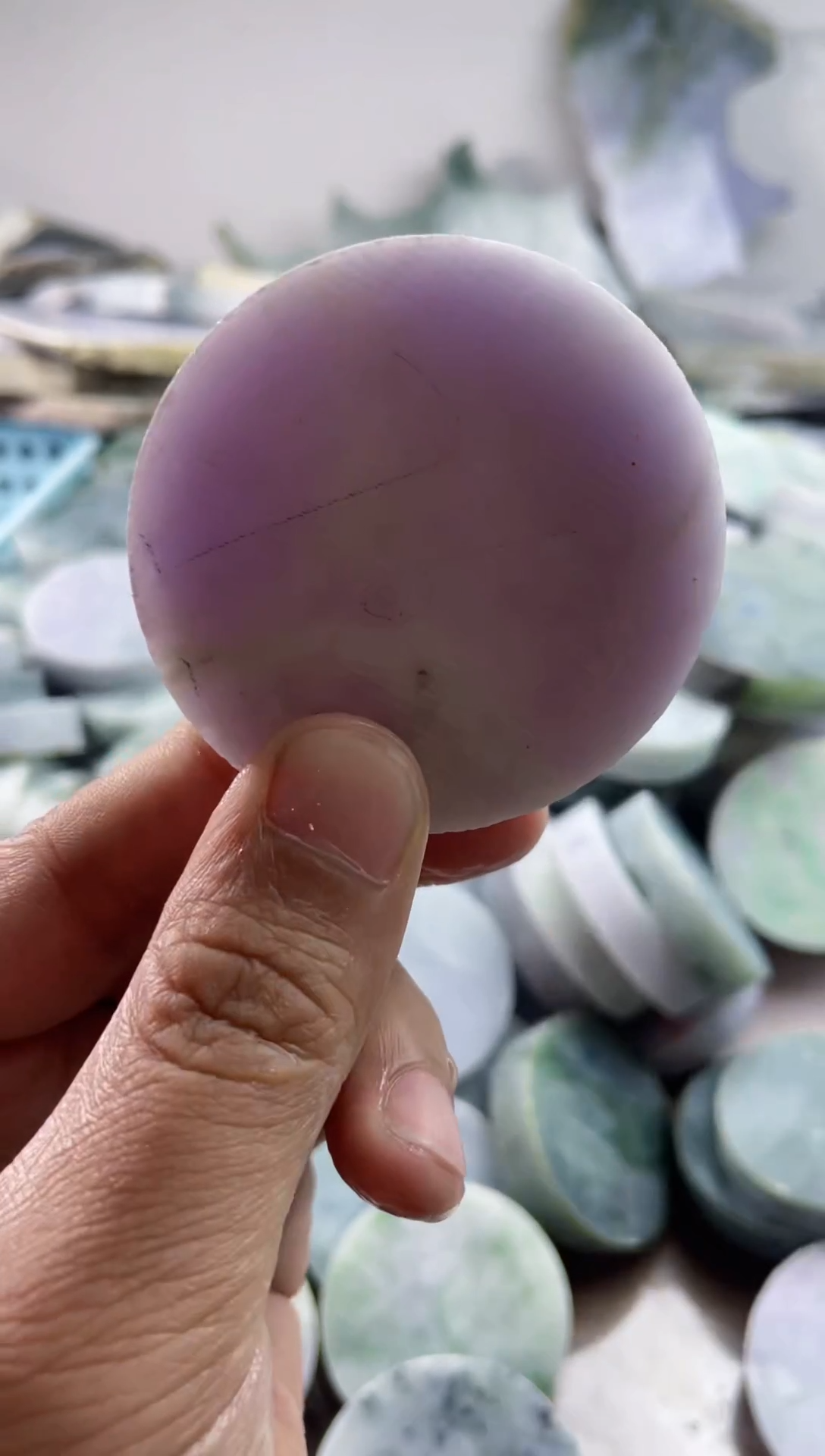 翡翠裸石天然缅甸A货翡翠459